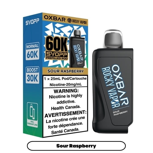 Rocky Vapor Oxbar Svopp 60k Pre-Filled Pods