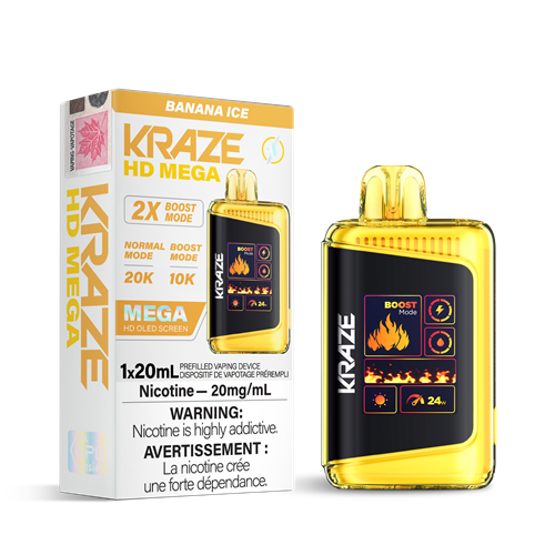 Kraze HD Mega 20k Disposable Vapes