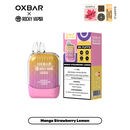 OxBar 8000 Disposable Vapes