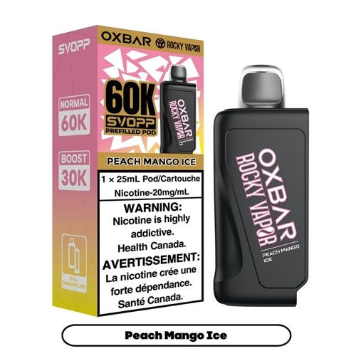 Svopp Rocky Vapor Oxbar 60k Pre-Filled Pods
