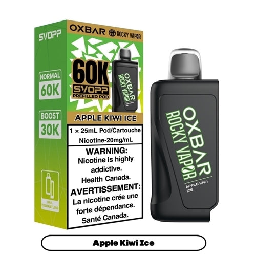 Rocky Vapor Oxbar Svopp 60k Pre-Filled Pods