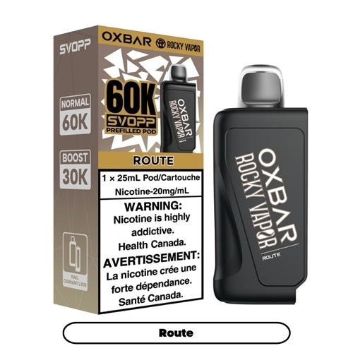 Rocky Vapor Oxbar Svopp 60k Pre-Filled Pods
