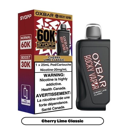 Svopp Rocky Vapor Oxbar 60k Pre-Filled Pods