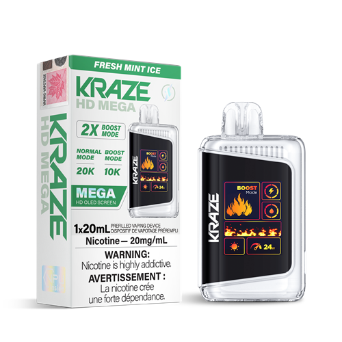 Kraze HD Mega 20k Disposable Vapes