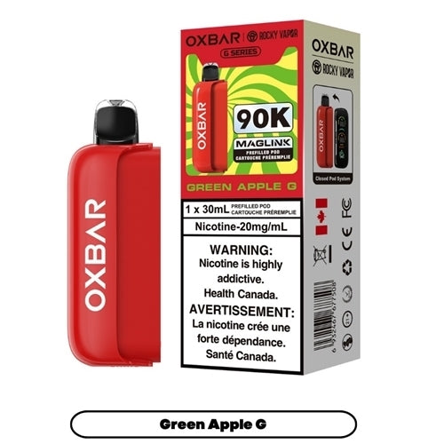 Rocky Vapor X Oxbar Maglink Pre-Filled Pods