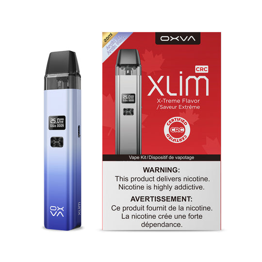 Oxva Xlim Refillable Vape Kit in Arctic Ice Duo Blue Colour 20ml