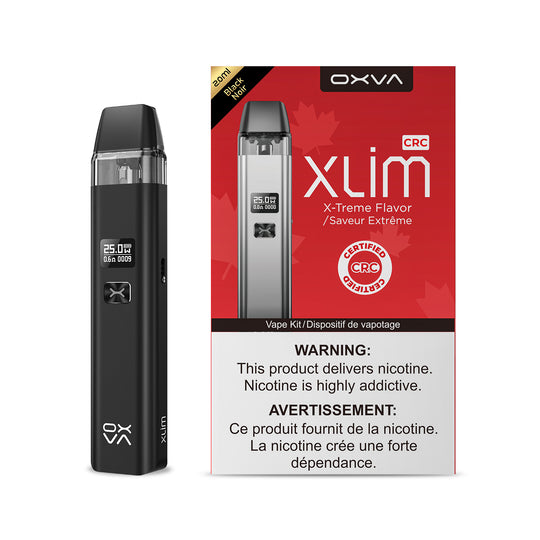 Oxva Xlim Refillable Vape Kit in Black Colour 20ml