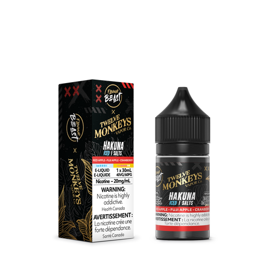 Flavour Beast X Twelve Monkeys 30ml Nic Salts Iced