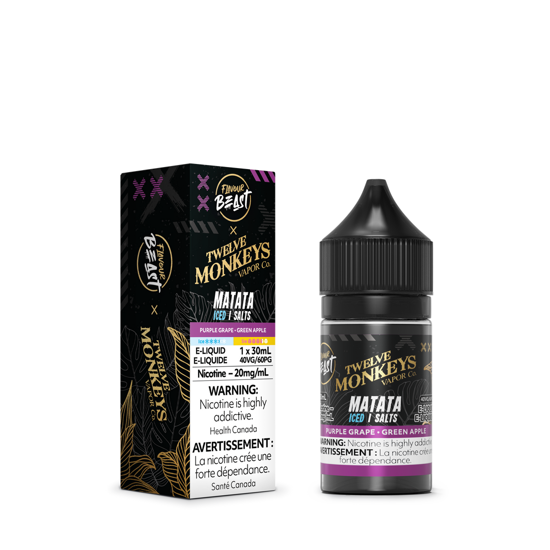 Flavour Beast X Twelve Monkeys 30ml Nic Salts Iced