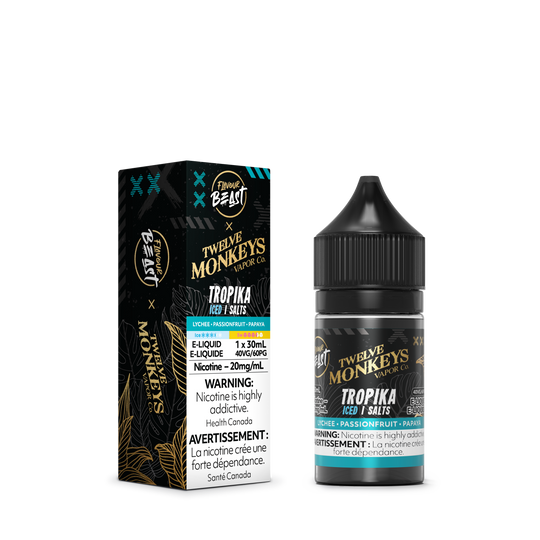 Flavour Beast X Twelve Monkeys 30ml Nic Salts Iced