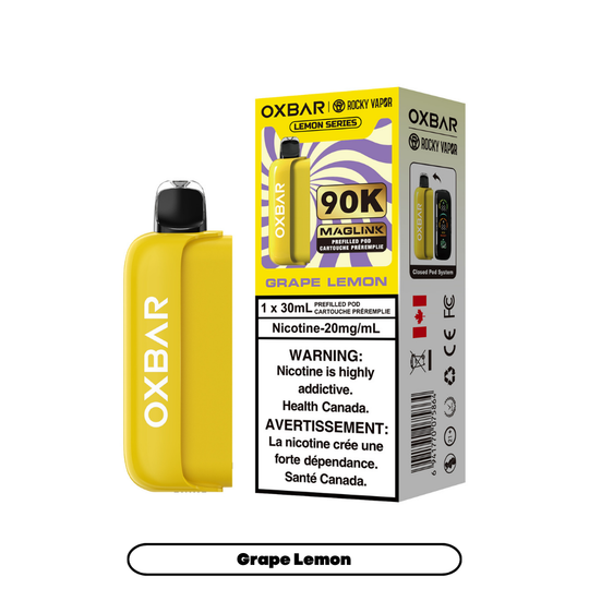 Rocky Vapor X Oxbar Maglink Pre-Filled Pods