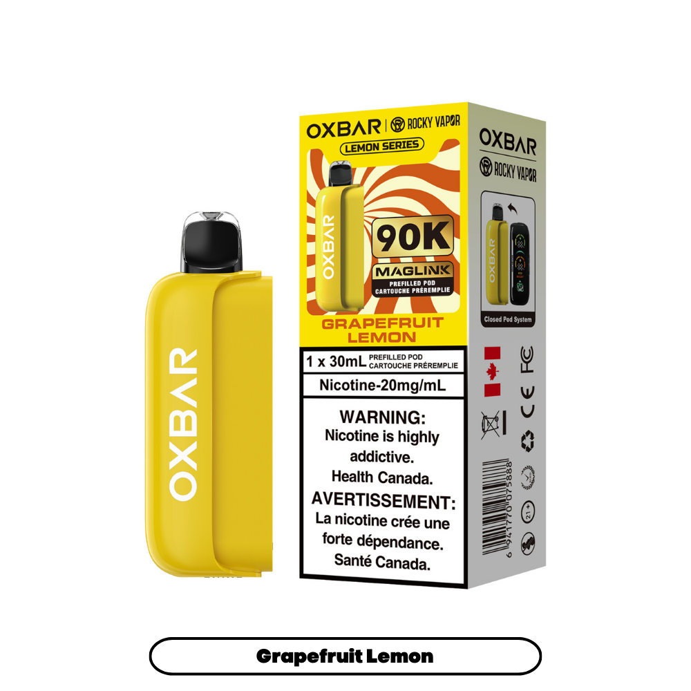 Rocky Vapor X Oxbar Maglink Pre-Filled Pods