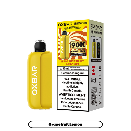 Rocky Vapor X Oxbar Maglink Pre-Filled Pods