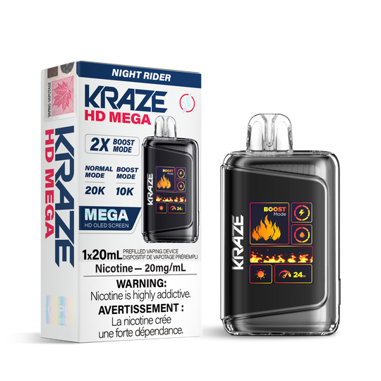 Kraze HD Mega 20k Disposable Vapes