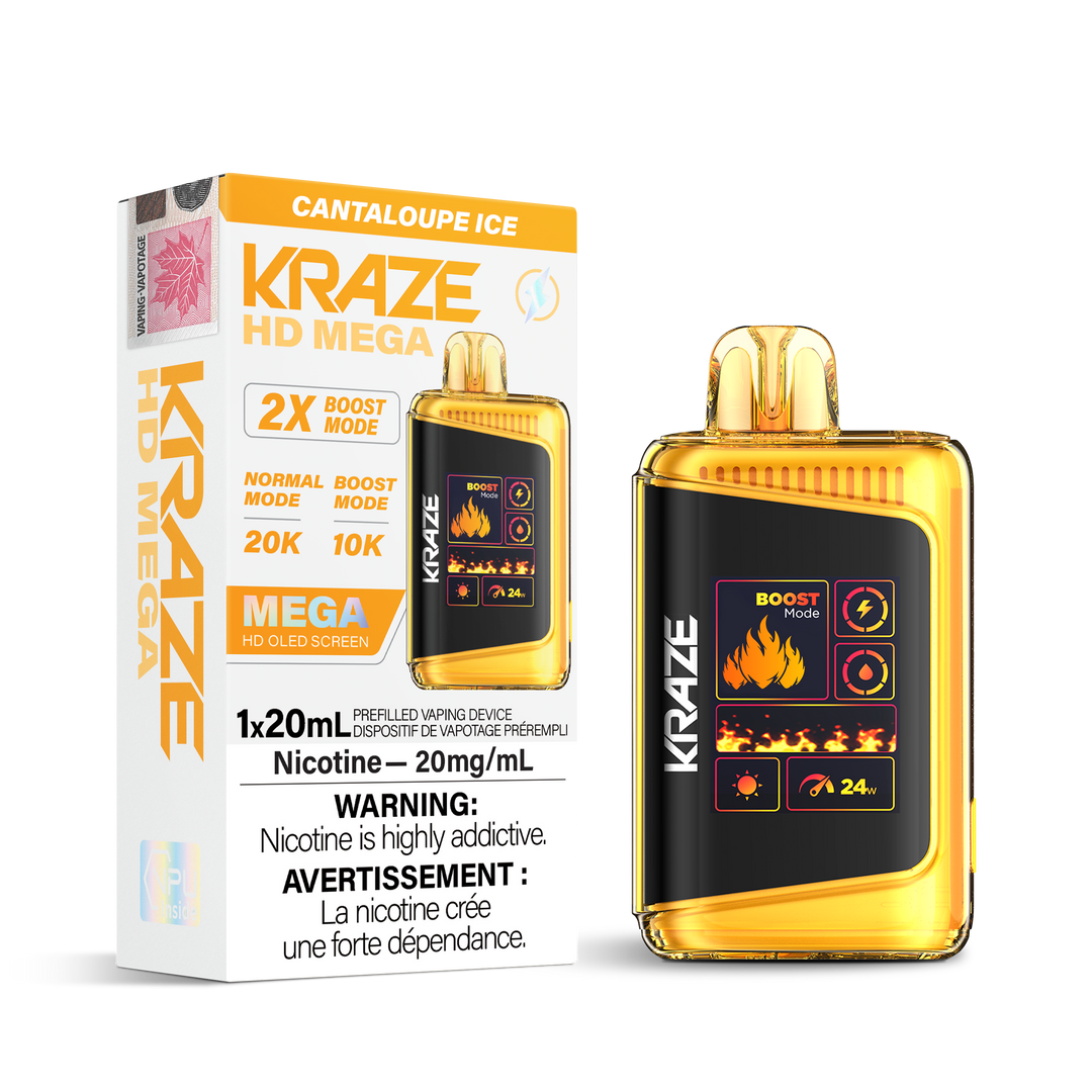 Kraze HD Mega 20k Disposable Vapes
