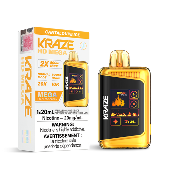 Kraze HD Mega 20k Disposable Vapes