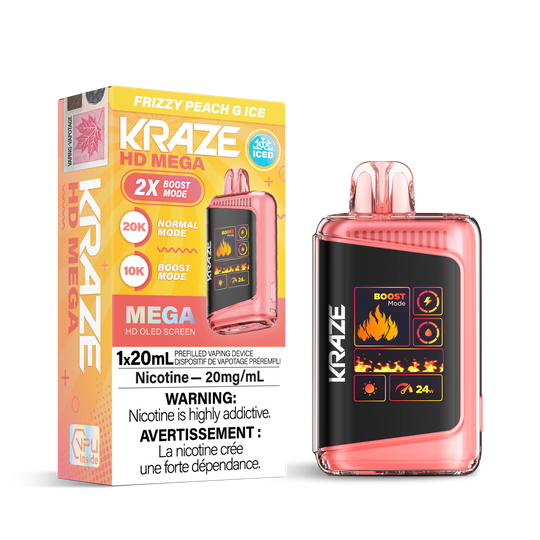 Kraze HD Mega 20k Disposable Vapes