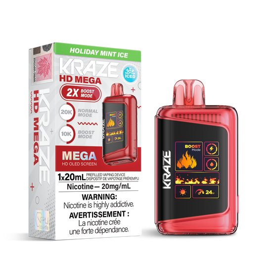 Kraze HD Mega 20k Disposable Vapes