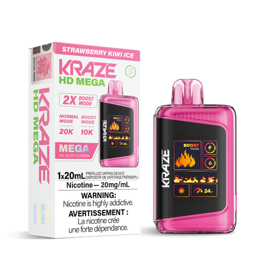 Kraze HD Mega 20k Disposable Vapes