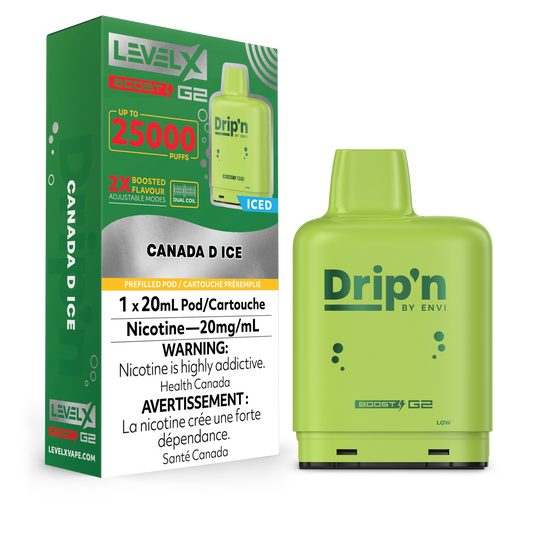 Level X Boost Drip'n 20ml Pod