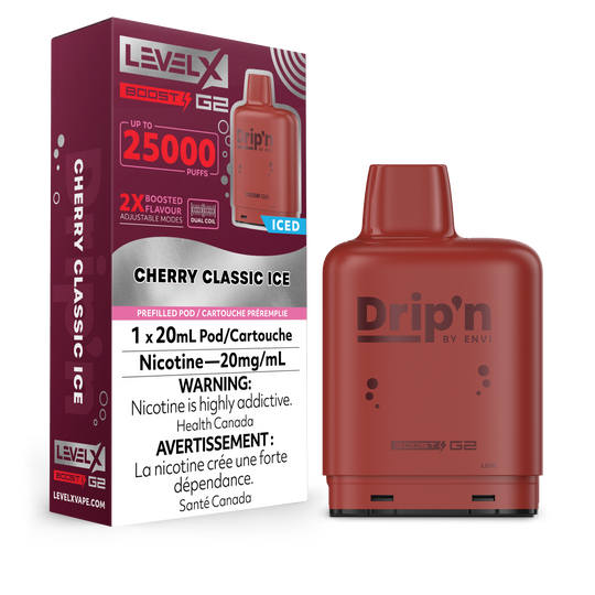 Level X Boost Drip'n 20ml Pod