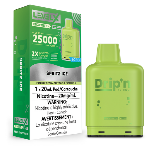Level X Boost Drip'n 20ml Pod