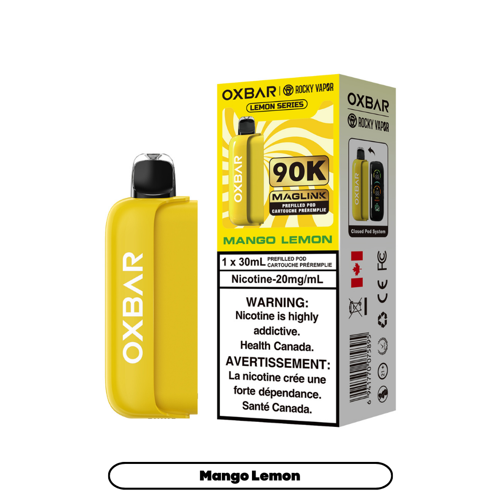 Rocky Vapor X Oxbar Maglink Pre-Filled Pods