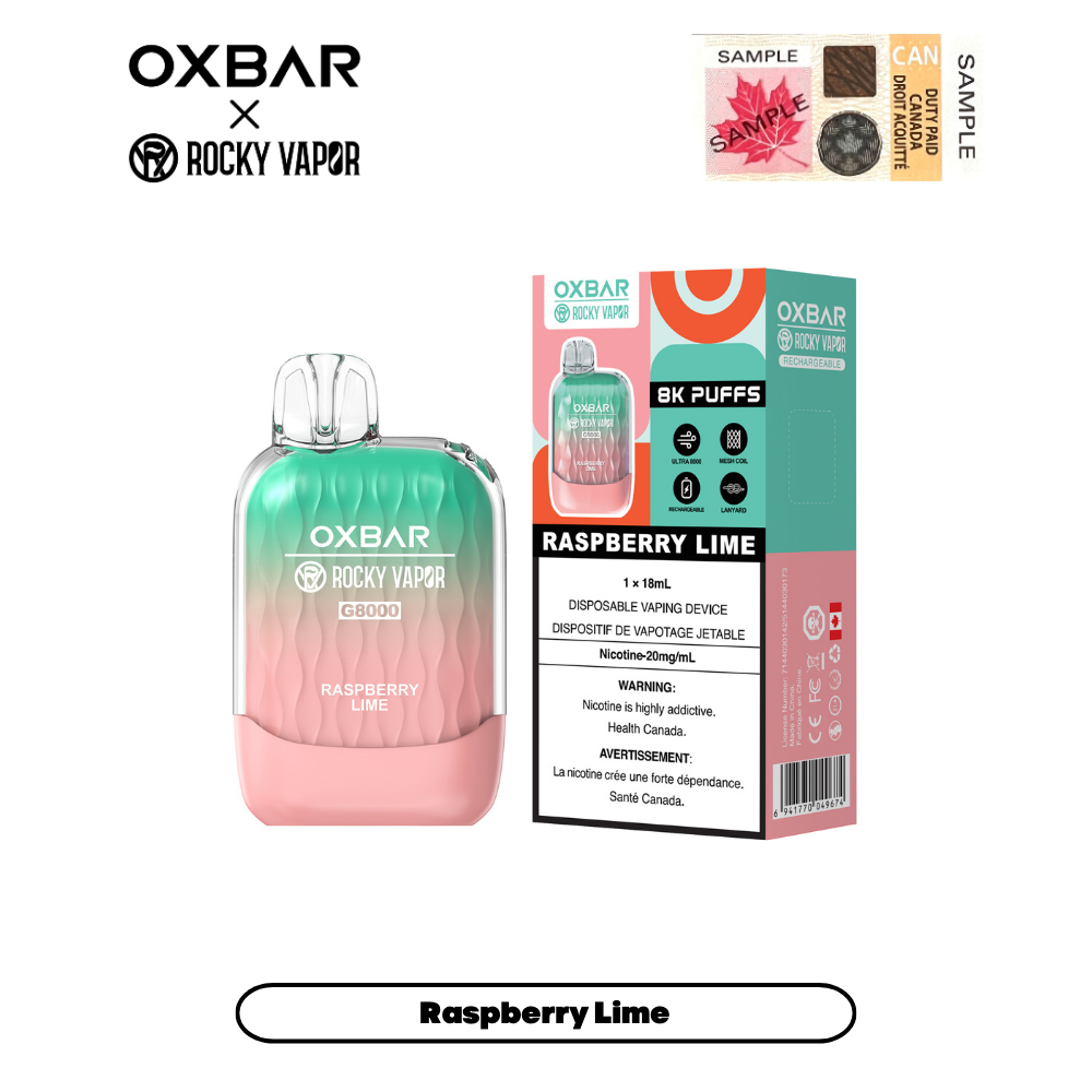 Rocky Vapor OXBAR G-8000 Disposable Vape