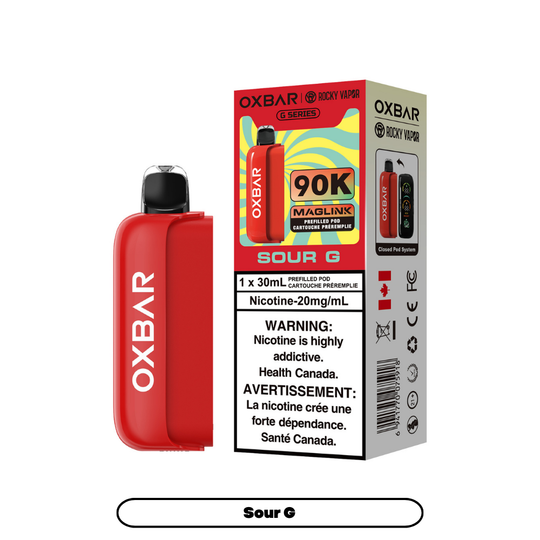 Rocky Vapor X Oxbar Maglink Pre-Filled Pods