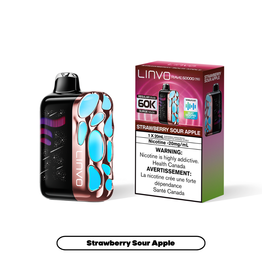 Linvo Rave 60000 Pro 20ml Disposable Vapes