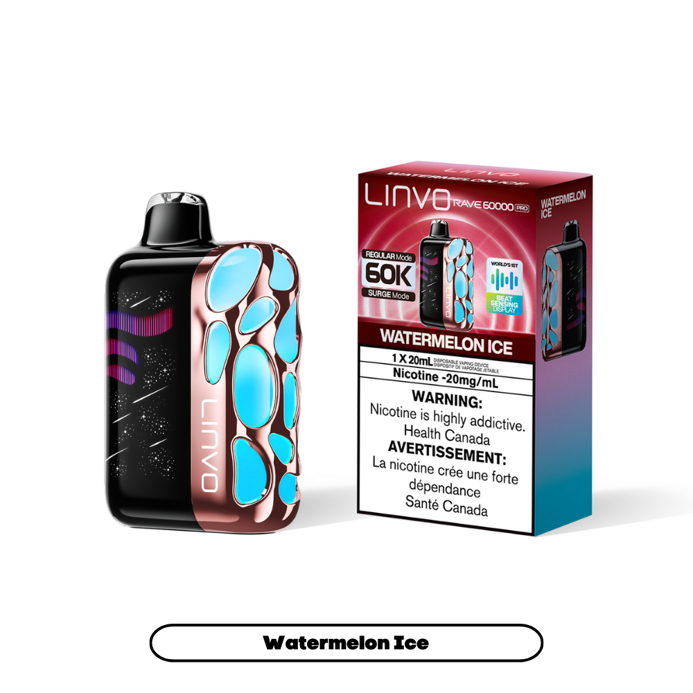 Linvo Rave 60000 Pro 20ml Disposable Vapes