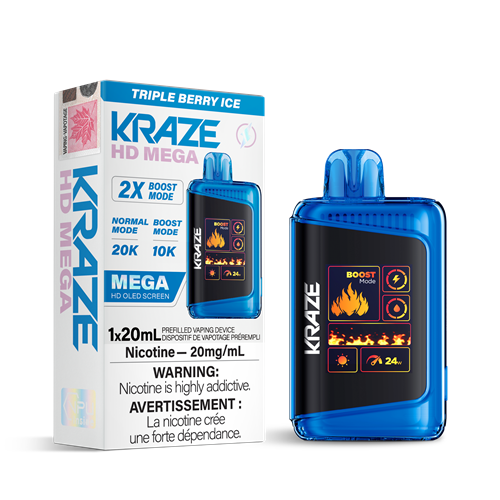 Kraze HD Mega 20k Disposable Vapes