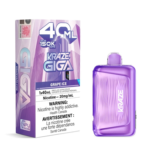 Kraze Giga 40ml Disposable Vapes