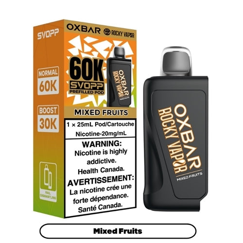 Svopp Rocky Vapor Oxbar 60k Pre-Filled Pods