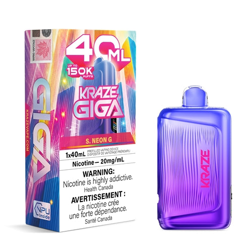 Kraze Giga 40ml Disposable Vapes
