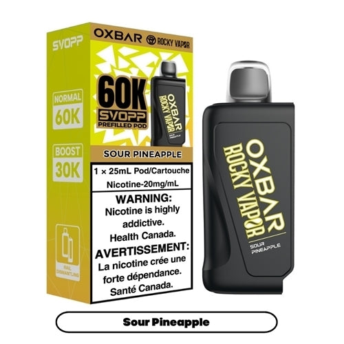 Rocky Vapor Oxbar Svopp 60k Pre-Filled Pods