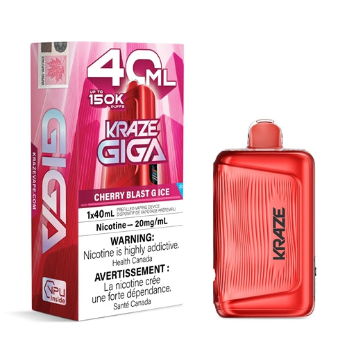 Kraze Giga 40ml Disposable Vapes