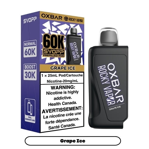 Rocky Vapor Oxbar Svopp 60k Pre-Filled Pods