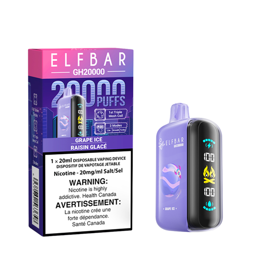 Elf Bar GH20k Puff Disposable Vapes