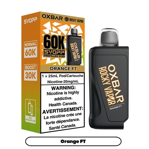 Svopp Rocky Vapor Oxbar 60k Pre-Filled Pods