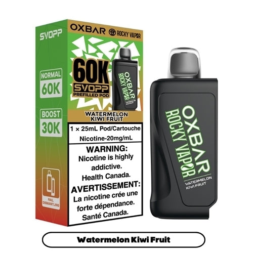 Rocky Vapor Oxbar Svopp 60k Pre-Filled Pods