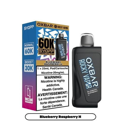 Rocky Vapor Oxbar Svopp 60k Pre-Filled Pods