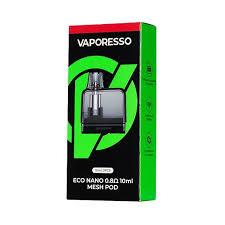 Vaporesso Eco Nano PLUS 0.8ohm Replacement Pod 2/PK 10mL [CRC Version]