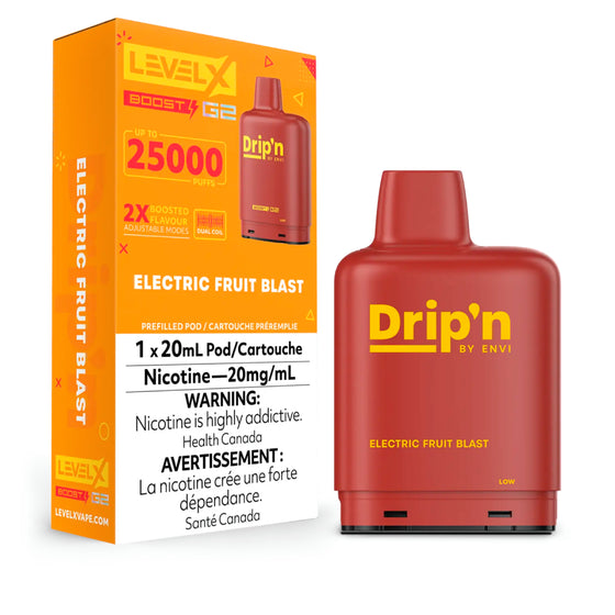 Level X Boost Drip'n 20ml Pod