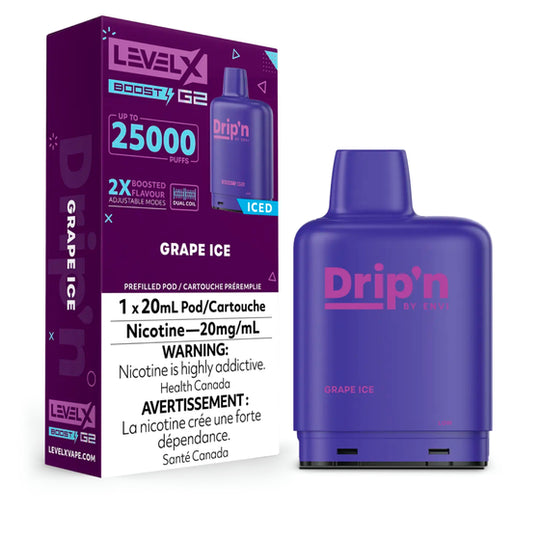 Level X Boost Drip'n 20ml Pod