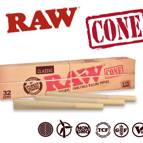 Raw Pre-Rolled Cones