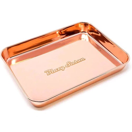 Blazy Susan Metal Rolling Tray