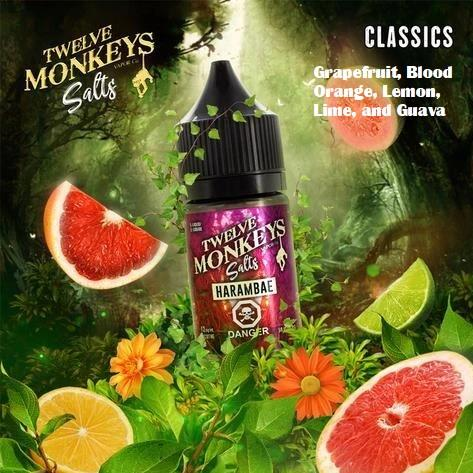 12 Monkeys 60ml Freebase