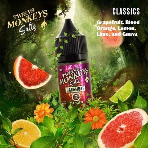 12 Monkeys 60ml Freebase